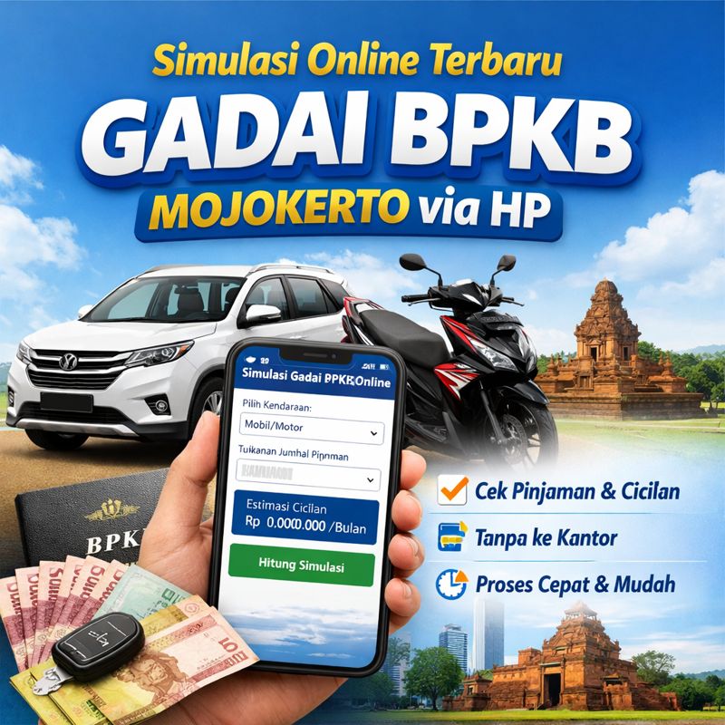 Simulasi Terbaru Kredit Jaminan BPKB Mojokerto 2026 – Cek Estimasi Dana & Cicilan