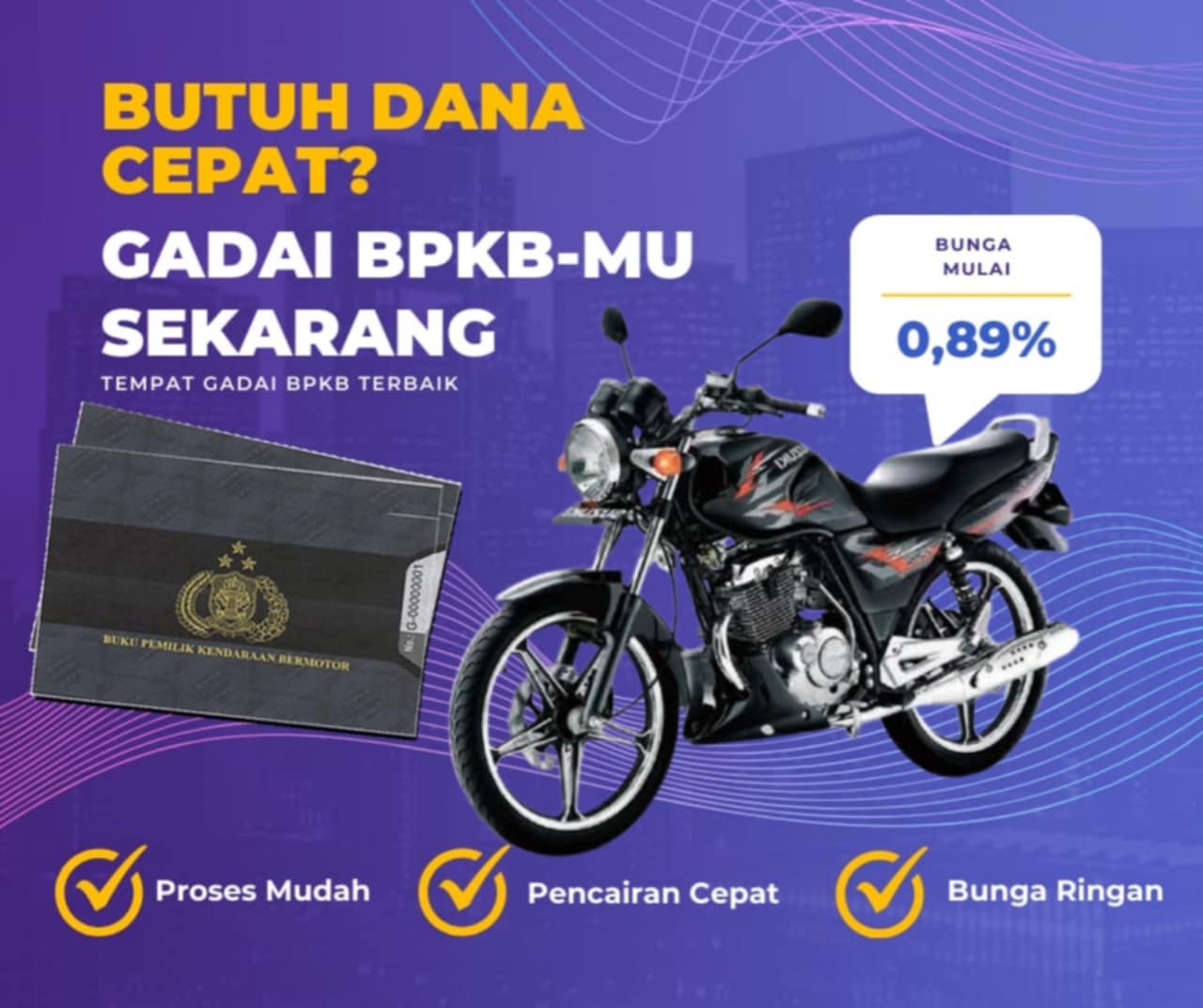 Kredit Jaminan Bpkb Motor Suzuki New Thunder En 125 Dapat Dana Berapa? Seperti Ini Simulasinya