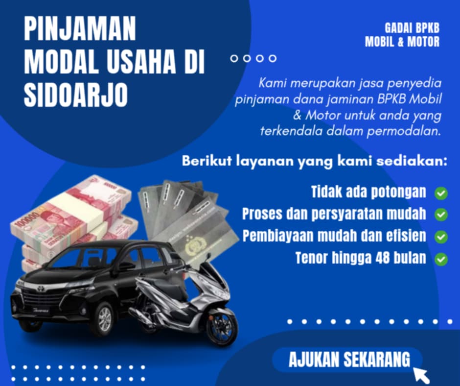 Pusat Kredit Jaminan Bpkb Di Sidoarjo