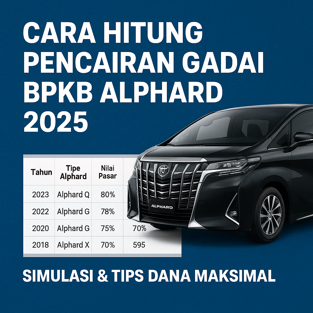 Hitung Pencairan Alphard Kredit Jaminan BPKB Mudah & Cepat