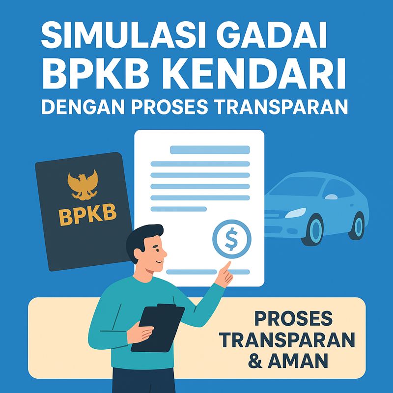 Simulasi Kredit Jaminan BPKB di Kendari Syarat Ringan & Pencairan Cepat