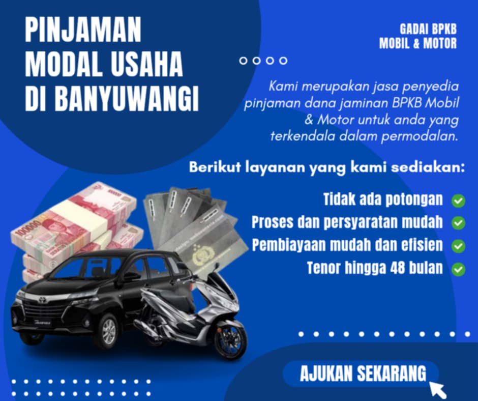 Pusat Kredit Jaminan BPKB Di Banyuwangi