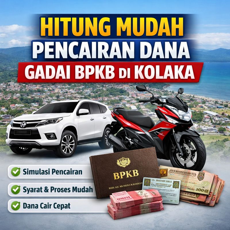 Hitung Estimasi Dana Cair Kredit Jaminan BPKB Kolaka dengan Mudah