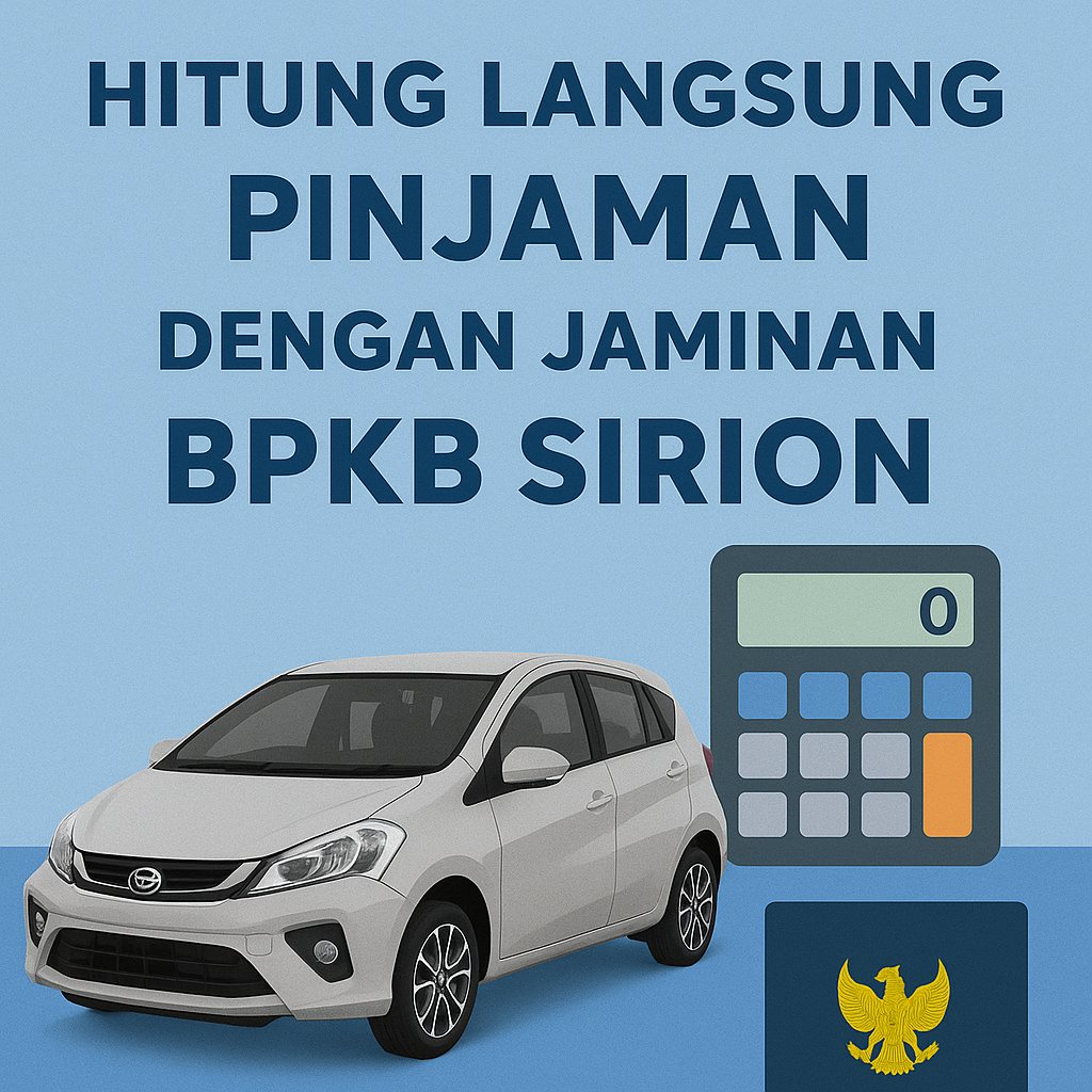 Hitung Mudah dengan Kalkulator Kredit Jaminan BPKB Mobil Sirion