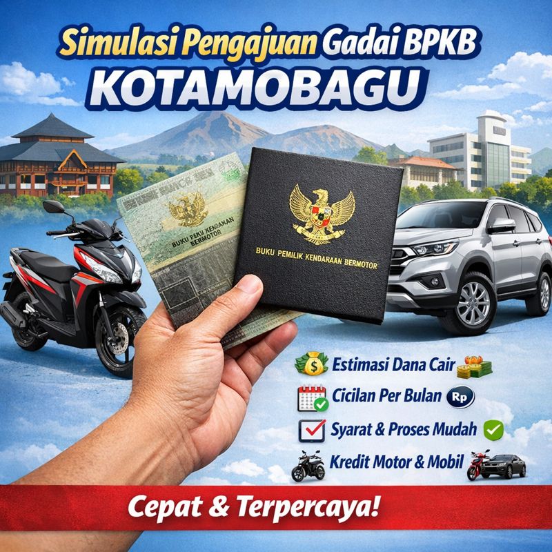 Simulasi Kredit Jaminan BPKB Kotamobagu: Syarat, Proses, dan Perhitungan