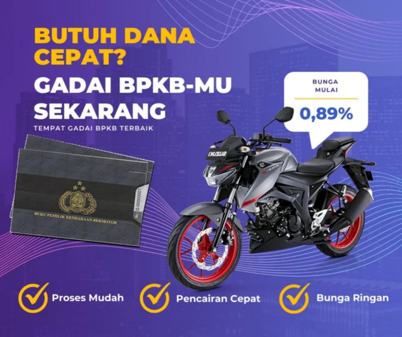 Kredit Jaminan Bpkb Motor Suzuki Gsx S150 Dapat Dana Berapa? Seperti Ini Siulasinya