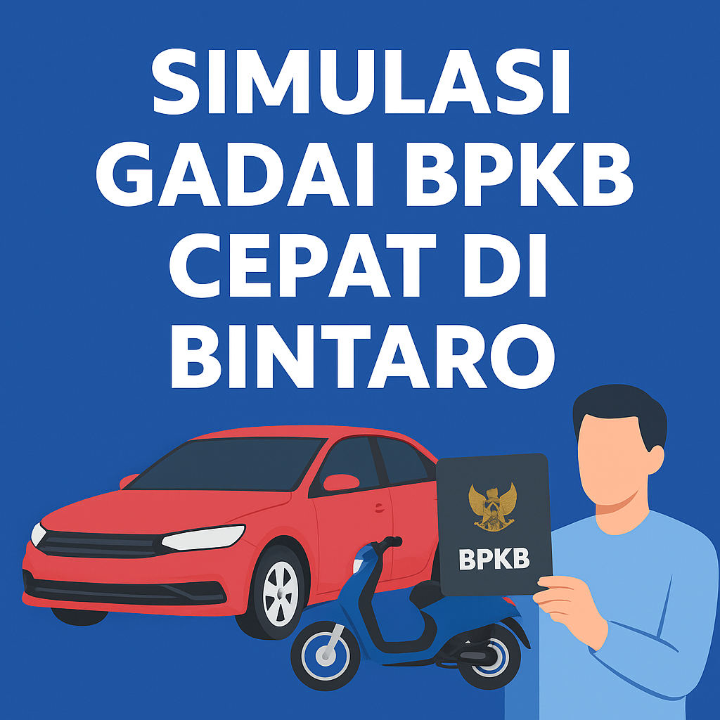Kredit Jaminan BPKB Tanpa Ribet di Bintaro: Simulasikan Pinjamanmu Sekarang