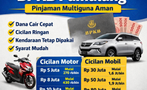 Update Tabel Kredit Jaminan BPKB Pamulang Hari Ini, Proses Cepat & Syarat Mudah